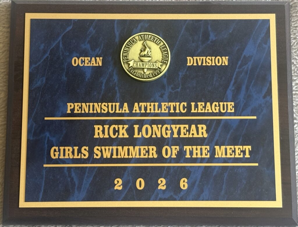 2026 Girls swimmer of the meet